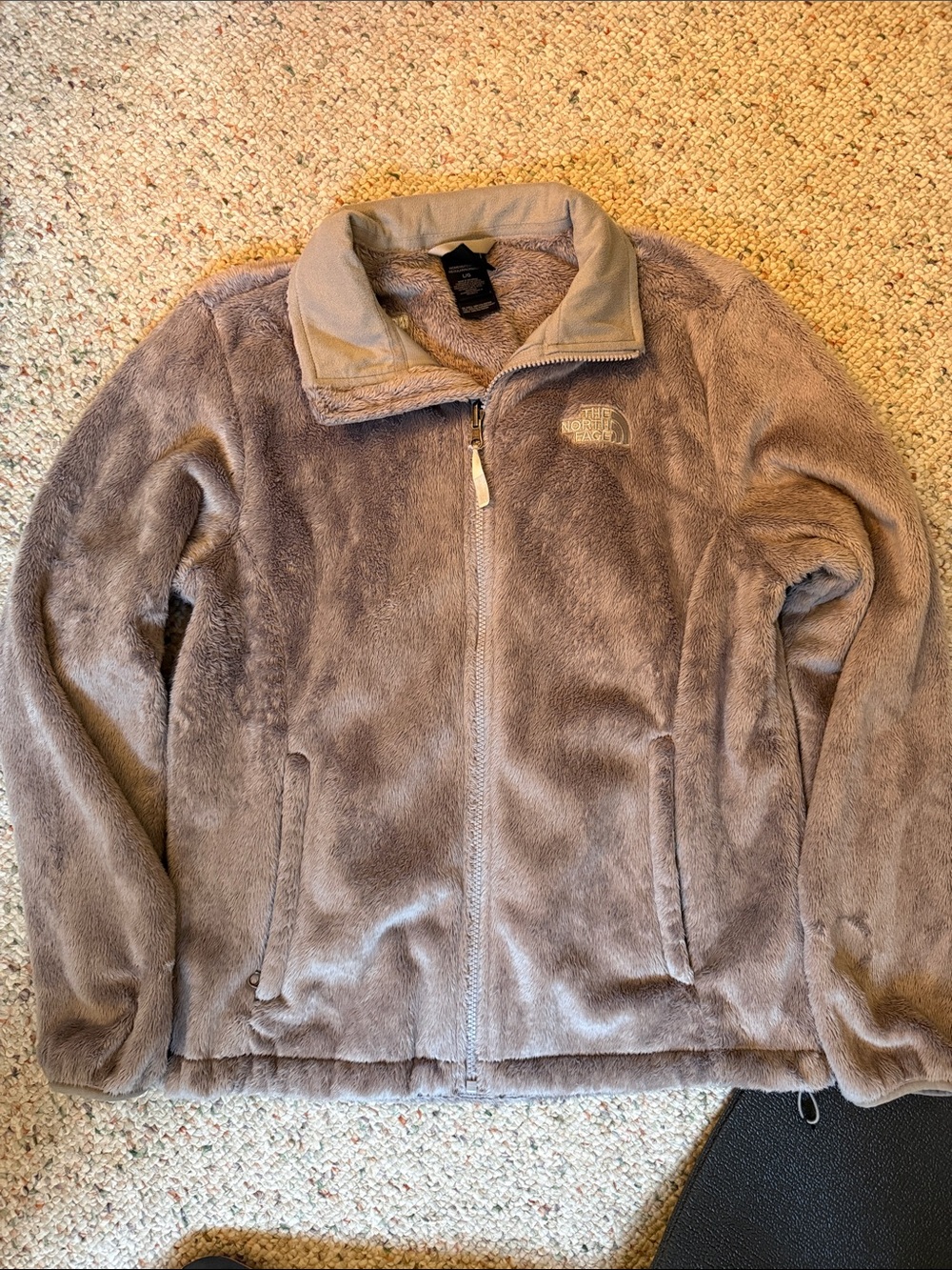 The North Face Gray Fleece Jacket - Soft Full-Zip